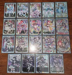 Lot of 55 English Wixoss LR SCR & Parallel Foil LRIG cards, excellent condition - Image 3