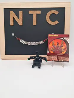 Bakugan Battle Brawlers Darkus Fortress Trap New Vestroia Rare W/ Card - Image 1