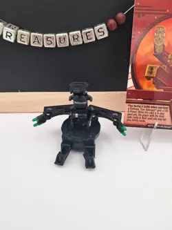 Bakugan Battle Brawlers Darkus Fortress Trap New Vestroia Rare W/ Card - Image 2