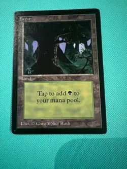 Forest - Beta - MTG - Magic the Gathering - Image 1