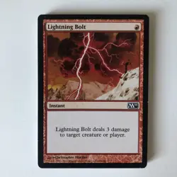 LIGHTNING BOLT x1 - MTG - Magic 2011 M11 Core Set (Excellent) - Image 1