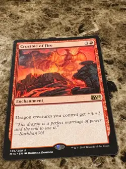 CRUCIBLE OF FIRE Magic MTG M15 Core Set LP - Image 1
