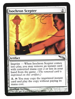Magic The Gathering MTG - MIRRODIN 2003 MRD - #188 Isochron Scepter LP NM LOT2 - Image 1