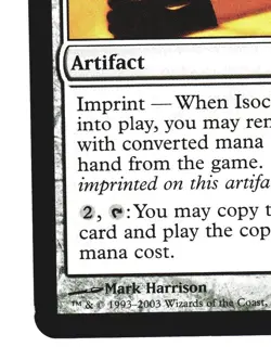 Magic The Gathering MTG - MIRRODIN 2003 MRD - #188 Isochron Scepter LP NM LOT2 - Image 4