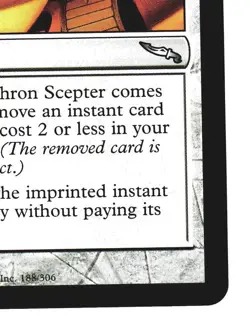 Magic The Gathering MTG - MIRRODIN 2003 MRD - #188 Isochron Scepter LP NM LOT2 - Image 5