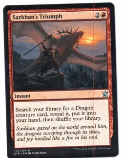 Sarkhan's Triumph U Dragons of Tarkir 154 LP - Image 1