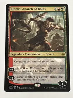 MTG War of the Spark Domri, Anarch of Bolas 191/264 NM Rare - Image 1