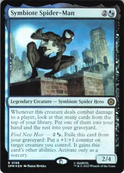 MTG Symbiote Spider-Man (156) | NM Foil | Spider-Man {SPM} - Image 2