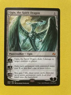 Ugin, the Spirit Dragon Fate Reforged Regular #001/185 MTG - Image 1
