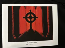 MTG Tormod’s Crypt Art Print From The Family Of Christopher Rush - Image 1