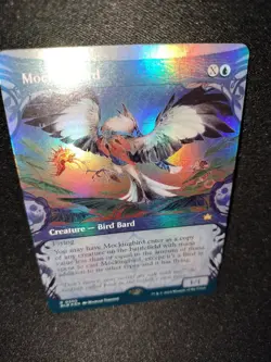 MTG -Mockingbird- Foil Showcase -BLB -NM- TheDemonicWizard - Image 1
