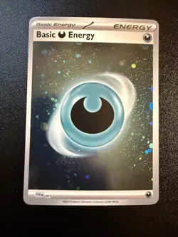 Basic Darkness Energy [Cosmos Holo] #7 Pokemon Scarlet & Violet Energy - Image 1