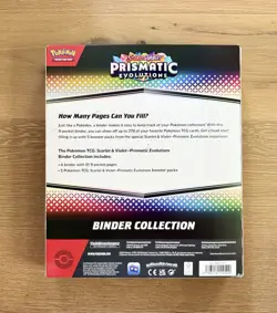Pokemon TCG Scarlet & Violet Prismatic Evolutions Binder Collection BRAND NEW - Image 2