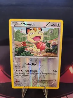 Meowth 67/108 Pokemon TCG XY Roaring Skies Reverse Holo NM - Image 1