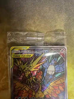 Pokemon TCG Moltres Zapdos Articuno GX SM210 Hidden Fate Promo Sealed, Near Mint - Image 2