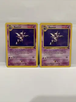 Pokemon TCG Haunter Fossil 21 Regular Unlimited Rare - Image 2