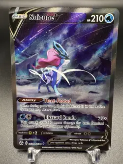2023 pokemon Suicune V GG38/GG70 Crown Zenith: Galarian Gallery Holo - Image 3