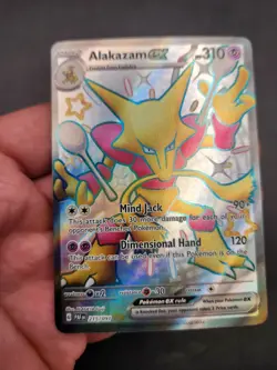 Alakazam ex 215/091 Sv: Paldean Fates Holo Shiny Ultra Rare Pokemon TCG - Image 4