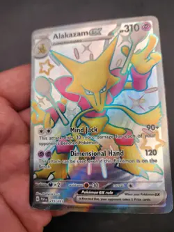 Alakazam ex 215/091 Sv: Paldean Fates Holo Shiny Ultra Rare Pokemon TCG - Image 5
