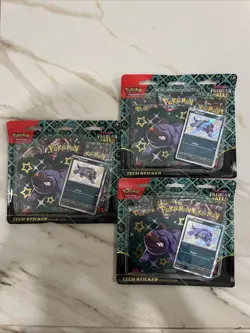 3 LOT -Pokemon Scarlet & Violet Paldean Fates Tech Sticker Collection Greavard - Image 1