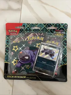 3 LOT -Pokemon Scarlet & Violet Paldean Fates Tech Sticker Collection Greavard - Image 3