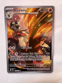 Blaziken 192/182 Illustration Rare Destined Rivals Pokemon TCG Mint NM - Image 1