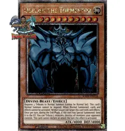 Yugioh 1x Obelisk the Tormentor RA04-EN116 Quarter Century Secret Rare 1st Ed NM - Image 1