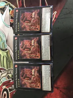 yugioh- 3x Super Quantal Mech Beast Magnaliger OTS Pack 10 Common NM - Image 1