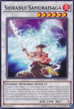 Shiranui Samuraisaga - BOSH-EN053 - Common - Unlimited Edition - Lightly Played - Image 1