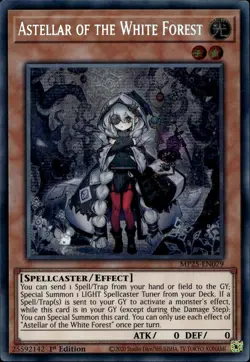 Astellar of the White Forest 1st Prismatic Secret MP25-EN079 Yu-Gi-Oh! - Image 1