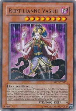 *** REPTILIANNE VASKII *** RARE ABPF-EN018 MINT/NM YUGIOH! - Image 1