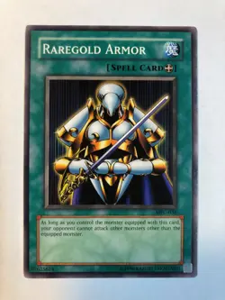 Yugioh Raregold Armor Common MFC-036 Unlimited LP (Small Crease) - Image 1