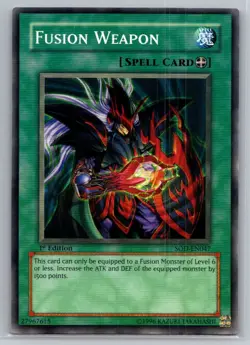 Soul of the Duelist: 1st Edition #SOD-EN047 Fusion Weapon - VG - Image 1