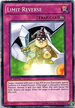 Limit Reverse YS11-EN039 Yu-Gi-Oh! Heavy Play 1st Edition - Image 1
