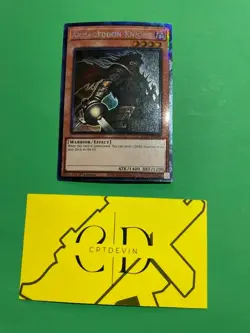 Yugioh! 1x Armageddon Knight RA03-EN002 Collector's Rare 1st Ed NM - Image 1