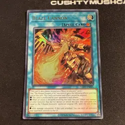 YUGIOH BLAZE CANNON ULTRA RARE LED7-EN005 - Image 2
