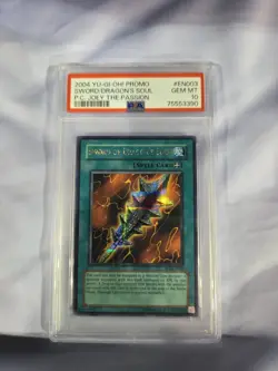 2004 Yu-GI-Oh! Power Of Chaos Sword of Dragon’s Soul PCJ-EN003 PSA 10 GEM MINT! - Image 1