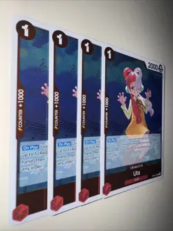 OP09-002 Uta One Piece Card Game x4 Playset EMPERORS IN THE NEW WORLD Red Shanks - Image 2