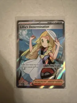 Pokemon TCG Mega Evolution Lillie’s Determination Full Art Trainer Card 169/132 - Image 2
