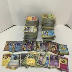 1200+ Pokemon TCG Card Bulk Lot C/UC/R No Energies - Holos V Ex Radiant See Pics - Image 1