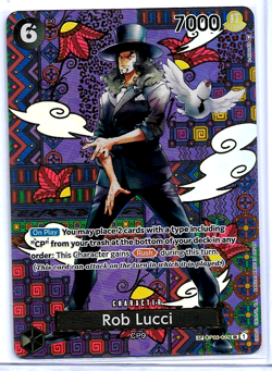 Rob Lucci (OP03-092) SP Alt ART, One Piece Card Game English - Image 1