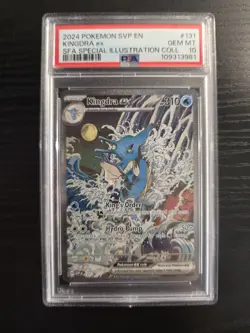 Kingdra ex 131 Sv: Scarlet & Violet Promo Cards Holo psa 10 Gem Mint - Image 1