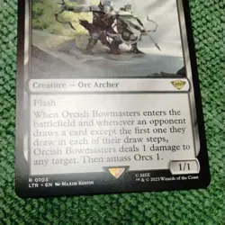 MTG: Orcish Bowmasters Card Regular 103 Lord of the Rings LTR- NM - Image 3