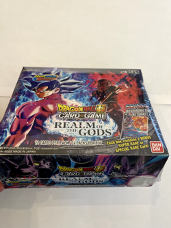 Dragon Ball Super Card Game REALM OF THE GODS Booster Box (24 Packs) SEALED - Image 2