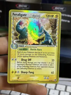 Feraligatr 2/101 EX Dragon Frontiers 2006 Holo Rare Pokemon Card TCG - Image 3