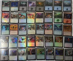 Magic The Gathering 40X All Foil Cards | Uncommon, Common & Land NM - Image 1