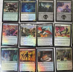 Magic The Gathering 40X All Foil Cards | Uncommon, Common & Land NM - Image 5