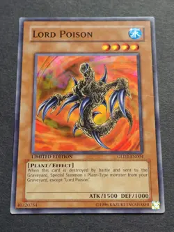 Lord Poison Limited Edition GLD2-EN004 Yu-Gi-Oh card - Image 2