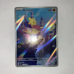 Mienfoo 133/086 Sv: White Flare Holo IR Illustration Rare Card Pokemon NM - Image 1
