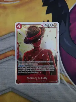 Monkey D Luffy OP12-015 English SR Legacy Master One Piece Card Game - Image 1